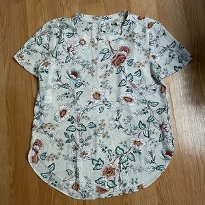 Loft flower top - short sleeve